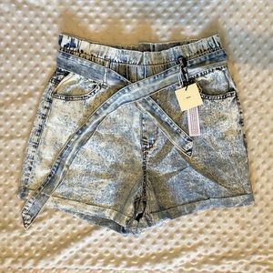 High waisted shorts